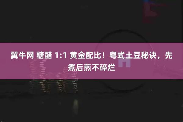 翼牛网 糖醋 1:1 黄金配比！粤式土豆秘诀，先煮后煎不碎烂